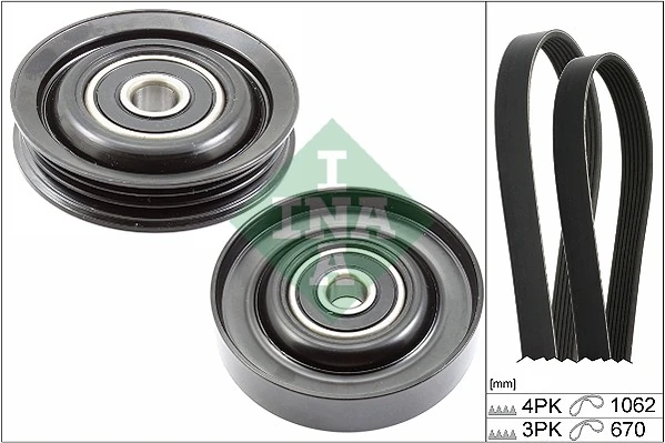 V-ribbed Belt Set